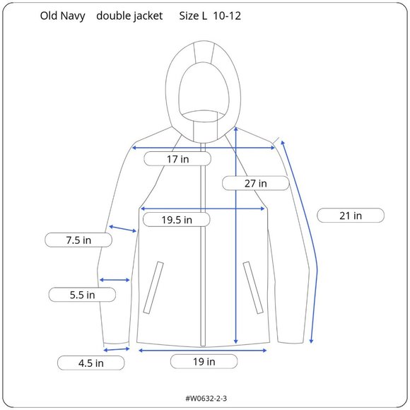 Old Navy worn once jacket Snowboarder 3 in 1 navy crockett boy Size L 10-12 - Picture 12 of 12